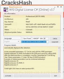 Windows 10 Digital License (C Sharp) v3.7