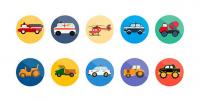 Videohive - 10 Animated Transport Icons 8055981
