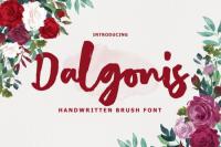 Dalgonis Brush Font