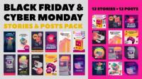 MotionArray - Black Friday Cyber Monday Stories Pack - 841876