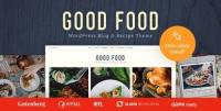 ThemeForest - Good Food v1.1.0 - Recipe Magazine & Cooking Blogging Theme - 20481850