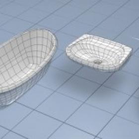 Basic Mesh Modeling with 3DSMAX Sanitaryware Objects