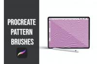Procreate Pattern Brushes - Waves