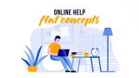 Videohive - Online help - Flat Concept 29529687