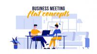 Videohive - Business meeting - Flat Concept 29521769
