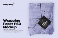 CreativeMarket - Wrapping Paper Psd Mockup 5635152
