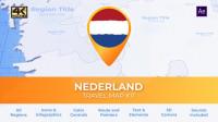 Videohive - Netherlands Map Kit - Nederland Travel Map 29912612