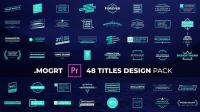 Videohive - Titles Design Pack - 29809059