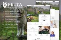 Petta - Premium Pet Care PSD Template