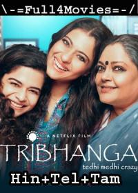 Tribhanga (2021) 480p HDRip Org [Hindi + Telugu + Tamil] x264 Mp3 ESub <span style=color:#39a8bb>By Full4Movies</span>