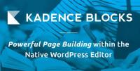 Kadence Blocks Pro v1.4.21 - Advanced Page Building Blocks for Gutenberg - NULLED