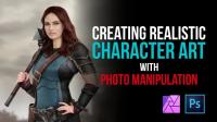 Realistic Character Design - Photo Manipulation, Concept Art, Photoshop Tools and Digital Cosplay