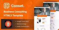 ThemeForest - Conset v1.0 - Business Consulting HTML5 Template - 30259472