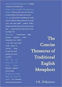 CoNCISe Thesaurus of Traditional English Metaphors
