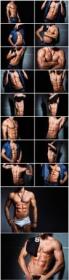 Muscular and sexy torso of young man having perfect abs 2 - 18xUHQ JPEG