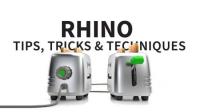 Linkedin - Rhino 6 - Tips, Tricks, and Techniques