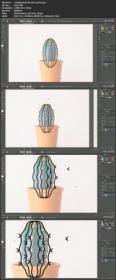 Skillshare - Creating Simple Flat Vector Cactus Illustration in Adobe Illustrator