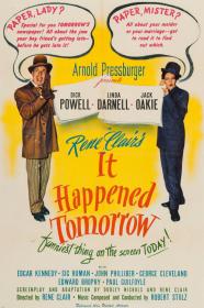 It Happened Tomorrow (1944) [720p] [BluRay] <span style=color:#39a8bb>[YTS]</span>