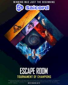 Escape Room Tournament of Champions (2021) [Hindi Dub] 720p WEB-DLRip Saicord