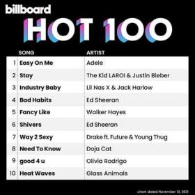 Billboard Hot 100 Singles Chart (13-11-2021)
