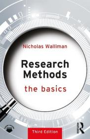 Research Methods - The Basics, 3rd edition