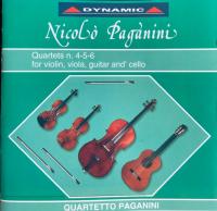 Paganini - Quartets N  4 - 5 - 6 For Violin, Viola, Guitar And' Cello - Quartetto Paganini