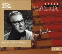 Great Pianists Of The 20th Century - Géza Anda - Works Of Bartok, Mozart, Chopin - 2 CDs
