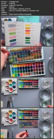 Skillshare - Spring Color Trends - Learn to Mix Inspiring Color Palettes in Watercolor