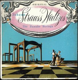 Strauss - Original Johann Strauss Waltzes - The Danube Strings, Hans Jurgen Walther - 1958 Vinyl