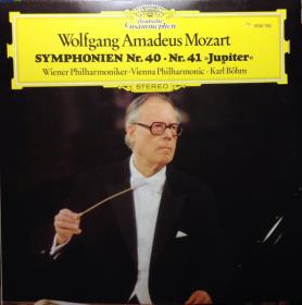 Mozart - Symphonien Nr  40, Nr  41 Jupiter – Wiener Philharmoniker, Karl Böhm - 1977 Kiwi Vinyl