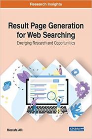 [ CourseHulu com ] Result Page Generation for Web Searching - Emerging Research and Opportunities