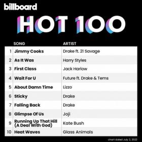 Billboard Hot 100 Singles Chart (02-July-2022) Mp3 320kbps [PMEDIA] ⭐️