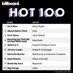Billboard Hot 100 Singles Chart (16-July-2022) Mp3 320kbps [PMEDIA] ⭐️