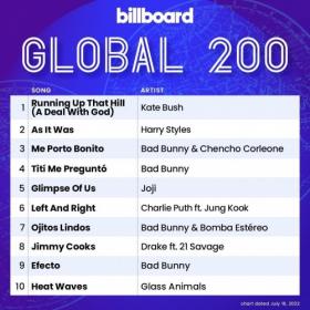 Billboard Global 200 Singles Chart (16-July-2022) Mp3 320kbps [PMEDIA] ⭐️