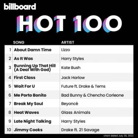 Billboard Hot 100 Singles Chart (30-July-2022) Mp3 320kbps [PMEDIA] ⭐️