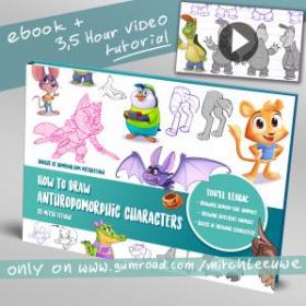 [ CourseBoat com ] How to draw anthropomorphic characters by Mitch Leeuwe