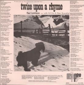 Paul Levinson - Twice Upon a Rhyme (1972) LP⭐FLAC