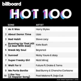 Billboard Hot 100 Singles Chart (03-09-2022)