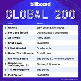 Billboard Global 200 Singles Chart (08-10-2022)