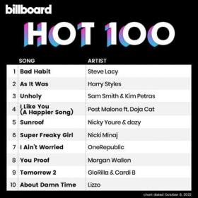 Billboard Hot 100 Singles Chart (08-10-2022)
