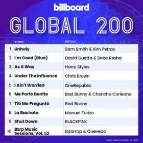 Billboard Global 200 Singles Chart (15-October-2022) Mp3 320kbps [PMEDIA] ⭐️