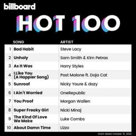 Billboard Hot 100 Singles Chart (15-10-2022)