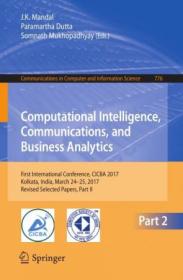 [ TutGee com ] Computational Intelligence, Communications, and Business Analytics - First International Conference, Part 2