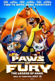 Paws of Fury The Legend of Hank (2022) 1080p WEBRip x265 DUAL DDP5.1 ESub - SP3LL