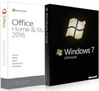 Windows 7 Ultimate SP1 With Office 2016 Pro Plus (x64) Multilingual Pre-Activated