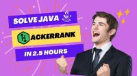 Mastering Java Solve Realworld Challenges on Hackerrank