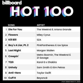 Billboard Hot 100 Singles Chart (11-03-2023)