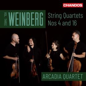 Weinberg - String Quartets, Vol  3 - Arcadia Quartet (2023) [24-96]
