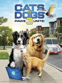 【高清影视之家首发 】猫狗大战3：爪爪集结！[中文字幕] Cats Dogs 3 Paws Unite 2020 BluRay 1080p DTS-HD MA 5.1 x265 10bit<span style=color:#39a8bb>-DreamHD</span>