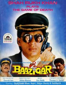 Baazigar 1993 720p WEBRip x264 Hindi DD2.0 ESub - SP3LL